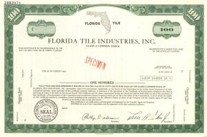 Florida Tile Industries, Inc